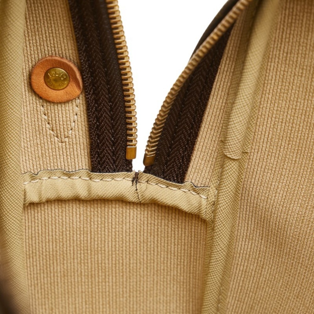 LOUIS VUITTON Authentic Brown Monogram Leather Shoulder Bag - Picture 9 of 15